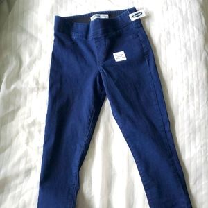 Old Navy super skinny mid-rise blue jeans